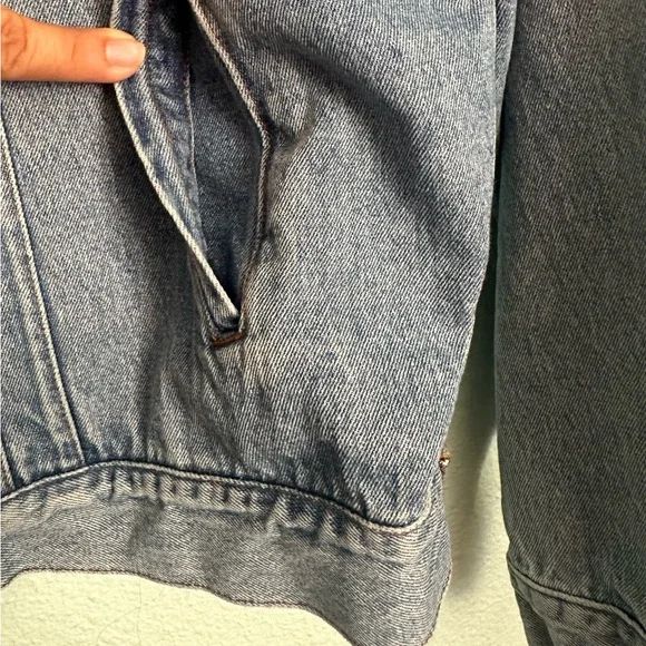 Vintage JCrew Jean Jacket size M - Picture 9 of 9